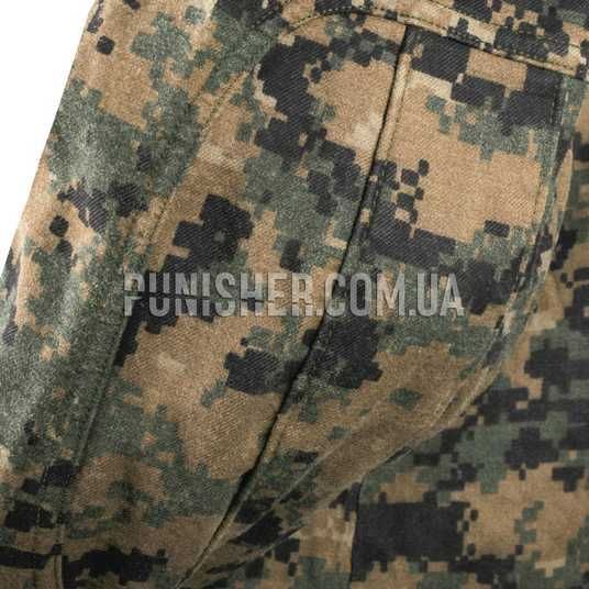 美品　米軍　実物　FR COMBAT SHIRT WOODLAND サイズM−R USMC Woodland MARPAT FROG Combat Shirt top Size SMALL REGULAR