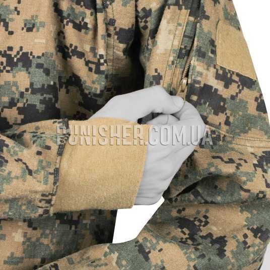 美品　米軍　実物　FR COMBAT SHIRT WOODLAND サイズM−R USMC FROG Inclement Weather Combat Shirt Marpat Woodland Marpat