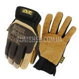 Рукавички Mechanix Leather FastFit DuraHide Brown, Коричневий, Small