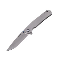 Нож складной Ruike P801, Серебристый, Нож, Складной, Гладкая