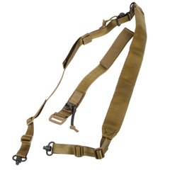 Viking Tactics Wide Sling with Cuff Assembly, Coyote Tan, Rifle sling, 2-Point
