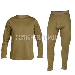 Термокомплект ECWCS Gen III Level 1 Baselayer Top & Bottom, Coyote Brown, Large Regular