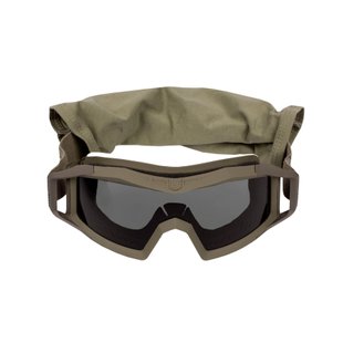 Комплект захисної маски Revision Wolfspider Goggle Deluxe Kit, Khaki, Прозорий, Димчастий, Жовтий, Маска