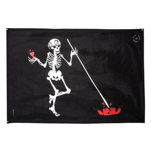 Dead Souls Group Pirate Flag, Black