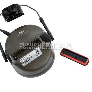 3M Peltor Comtac XPI Headset with Helmet Rail Mounts, Olive, With adapters, 25, NATO J11, Comtac XPI, 2xAAA