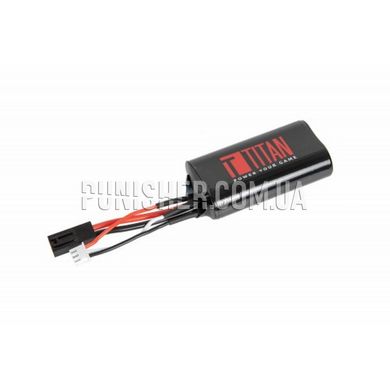 Titan Li-Ion 7.4V 3000mAh Brick (Tamiya) Battery, Black