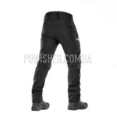 M-Tac Soft Shell Winter Black Pants, Black, Small