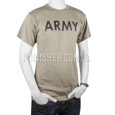 Rothco AR 670-1 Army Physical Training T-Shirt, Coyote Brown, Medium