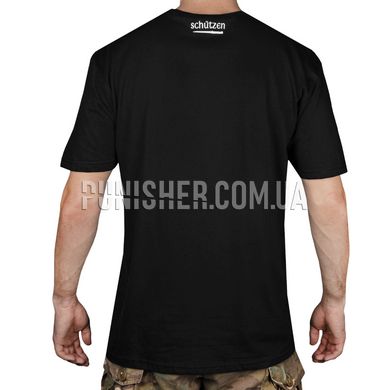 Schutzen Valkyrie T-shirt, Black, Small
