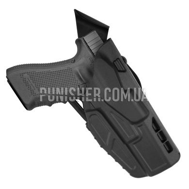Safariland 7390-83 7TS ALS MID Ride Duty Holster for Glock 17/22, Black, Glock