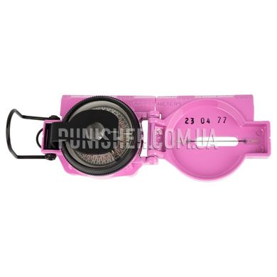 Компас Cammenga 3H Tritium Lensatic Compass з чохлом, Рожевий, Алюміній, Тритій