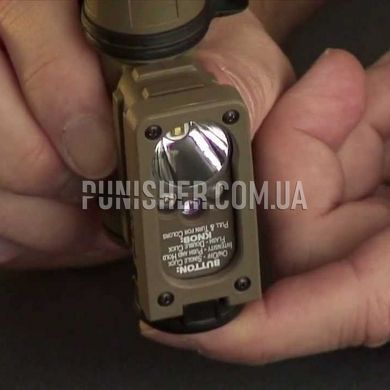 Streamlight Sidewinder Compact II Flashlight (Grade 2), Coyote Brown, Helmet headlight, Battery, Blue, White, IR, Red