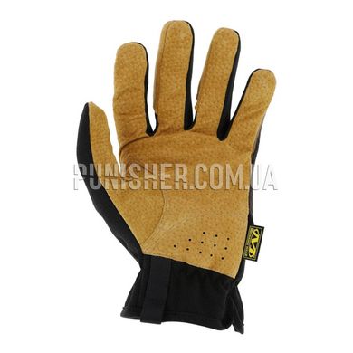 Перчатки Mechanix Leather FastFit DuraHide Brown, Коричневый, Small