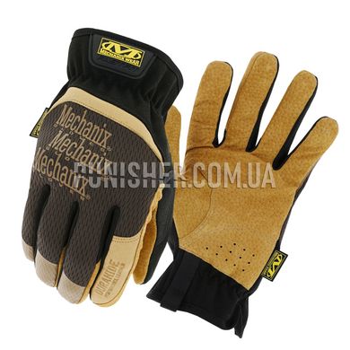 Перчатки Mechanix Leather FastFit DuraHide Brown, Коричневый, X-Large