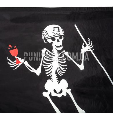 Dead Souls Group Pirate Flag, Black
