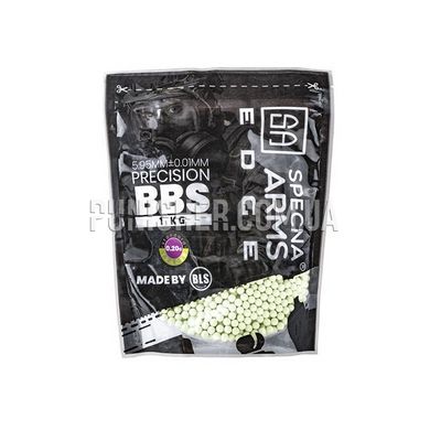 Specna Arms by BLS Edge Tracer Precision 0.20g 1kg BBs, Green, Standard, Balls, 0,20