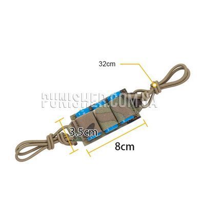 Тактичний еластичний шнур-тримач для акумулятора на шолом IdoGear Battery Elastic Hanging Rope, Multicam, Інше