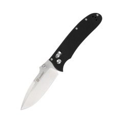 Ganzo D704 (D2 Steel) Folding Knife, Black, Knife, Folding, Smooth