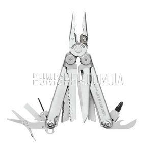 Мультитул Leatherman Wave Plus, Срібний, 18