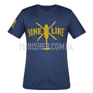 Nine Line Apparel Helo T-Shirt, Navy Blue, Medium