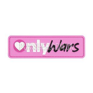 Патч Onlywars LOVE Limited ПВХ, Рожевий, ПВХ, Ні