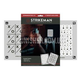 Strikeman Card Games and Tic-Tac-Toe Expanded Target Pack, Black, Target