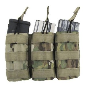 LBT-6146C Modular Triple M4 Pouch, Multicam, 3, Molle, AR15/М4, M16, HK416, For plate carrier, .223, 5.56, Cordura 500D