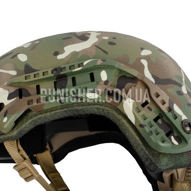 Баллистический шлем Galvion Viper A5 визуализирован под Ops-Core, Multicam, Large
