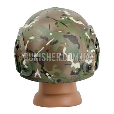 Баллистический шлем Galvion Viper A5 визуализирован под Ops-Core, Multicam, Large