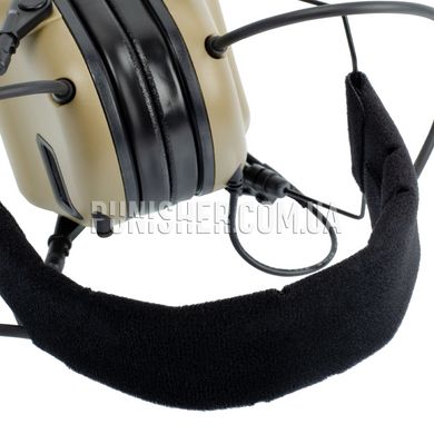 Earmor M32 Mark 3 DualCom MilPro Headset, Coyote Tan, Headband, 22, Dual