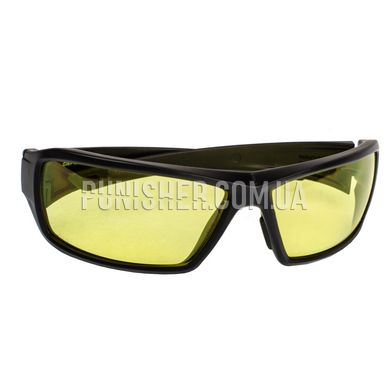Балістичні окуляри Walker’s IKON Forge Glasses з бурштиновими лінзами, Чорний, Бурштиновий, Окуляри