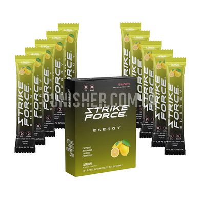 Strike Force Energy 10 Count - Lemon Drink, Energy drinks