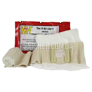 Еластичний бинт H&H H-Bandage, Білий, Бинт еластичний