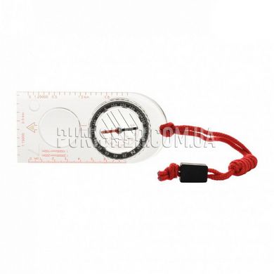 M-Tac Compass Magnetic Heading for Maps, White, Plastic