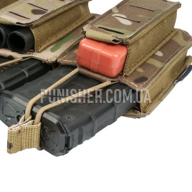 Магазинный подсумок IdoGear LSR 9mm&5.56 Triple Mag Pouch, Multicam, 3, Molle, AR15/М4, М14, M16, HK416, Glock, Beretta, Для плитоноски, 9mm, 5.56, Нейлон