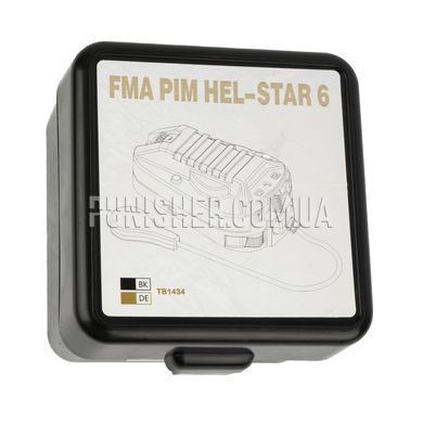 Маячок FMA PIM HEL-STAR 6 з вібродатчиком, DE, Білий, Інфрачервоний, Червоний