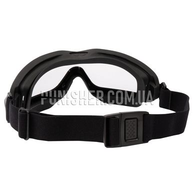Pyramex V2G-Plus Safety Goggles, Black, Transparent, Mask