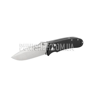 Нож складной Ganzo D704 (D2 сталь), Черный, Нож, Складной, Гладкая