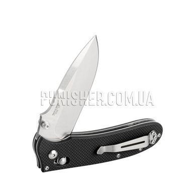 Нож складной Ganzo D704 (D2 сталь), Черный, Нож, Складной, Гладкая