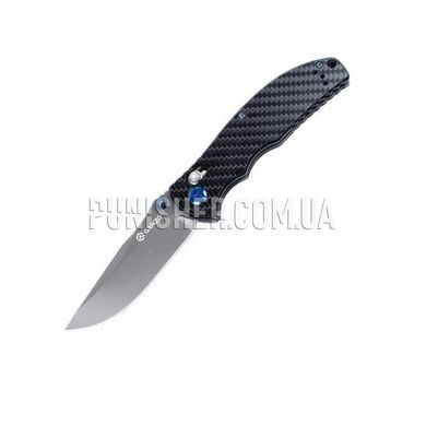 Нож Ganzo G7503-CF, Черный, Нож, Складной, Гладкая