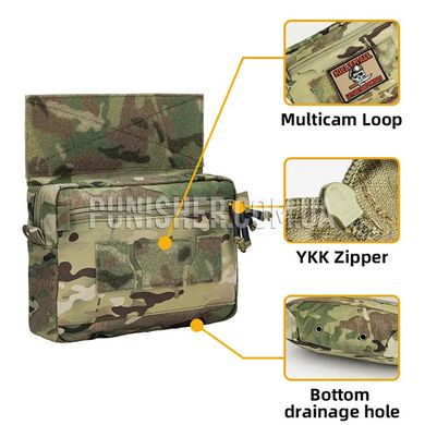 Подсумок IdoGear Tactical Drop Pouch для бронежилета, Multicam
