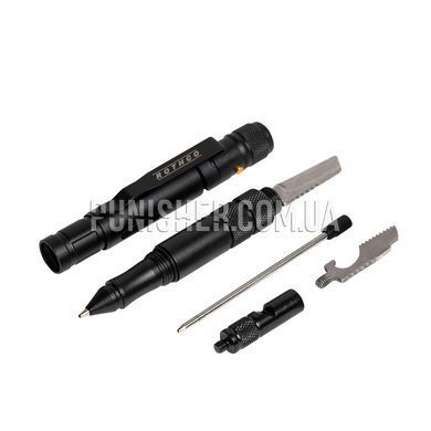 Тактична ручка-ліхтарик Rothco Tactical Pen and Flashlight, Чорний, Ручка