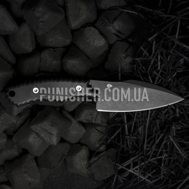 Тактичний ніж Blade Brothers Knives Гефест, Чорний, Ніж, З фіксованим лезом, Гладкий