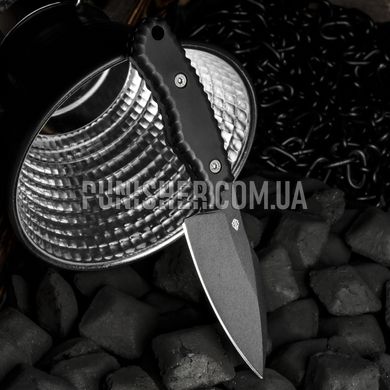 Тактичний ніж Blade Brothers Knives Гефест, Чорний, Ніж, З фіксованим лезом, Гладкий