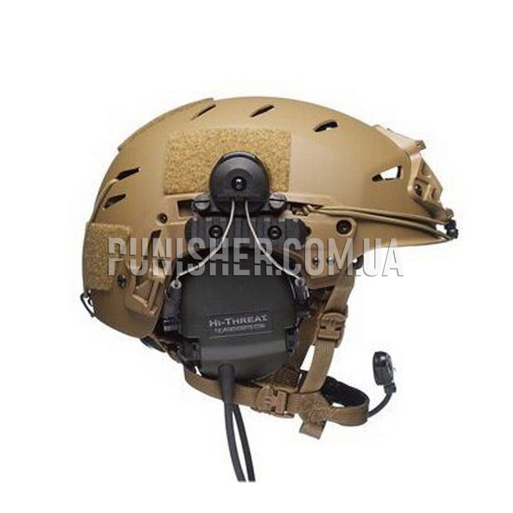 Тактический шлем с наушниками. Peltor Comtac Custom. Каска тактическая с активными наушниками. Крепление для наушников на шлем Team Wendy.