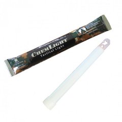 Cyalume Military Chemical Light Sticks 30 minutes, Clear, ChemLight, White
