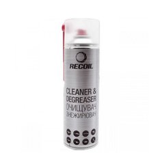 Аэрозольный очиститель-обезжириватель Recoil Cleaner & Degreaser 500 мл, Серый, Обезжириватель