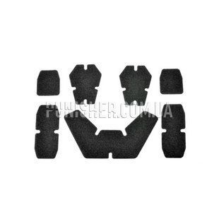 FMA Velcro Set For Helmet FAST, MICH, ACH 7 pcs., Black, Velcro panel