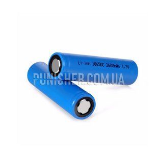 GMB 18650 3.7V 2600mAh Battery, Blue, 18650