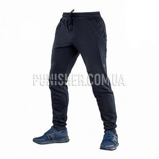 M-Tac Stealth Cotton Dark Navy Blue Pants, Navy Blue, Small Regular